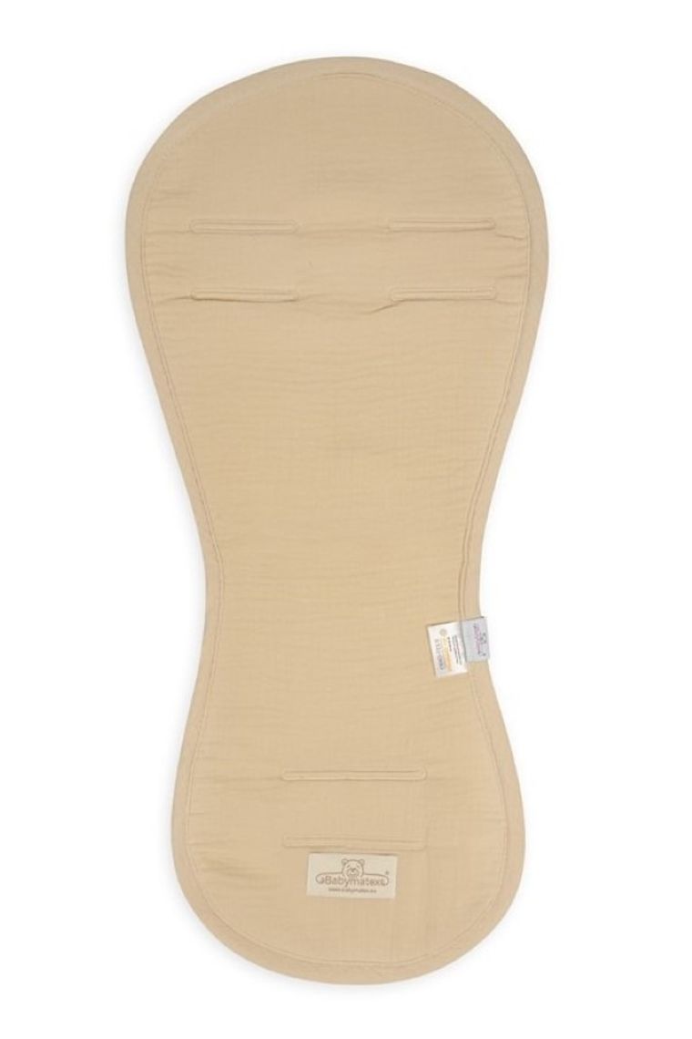 BabyMatex, Paddi, Muslin, nakładka do wózka, fotelika redukująca nacisk, beżowa