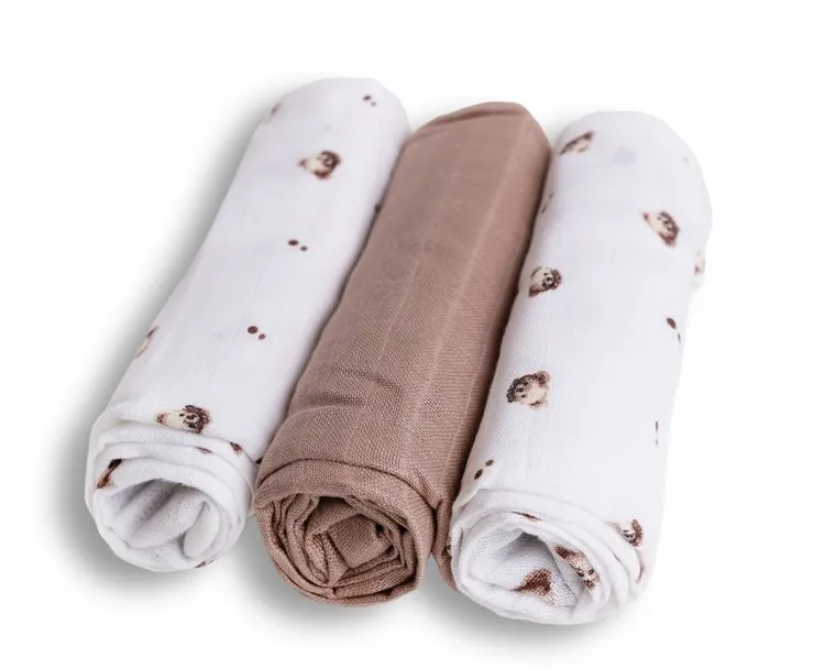 Babymatex, pielucha bambusowa, 70-70 cm, 3 szt.