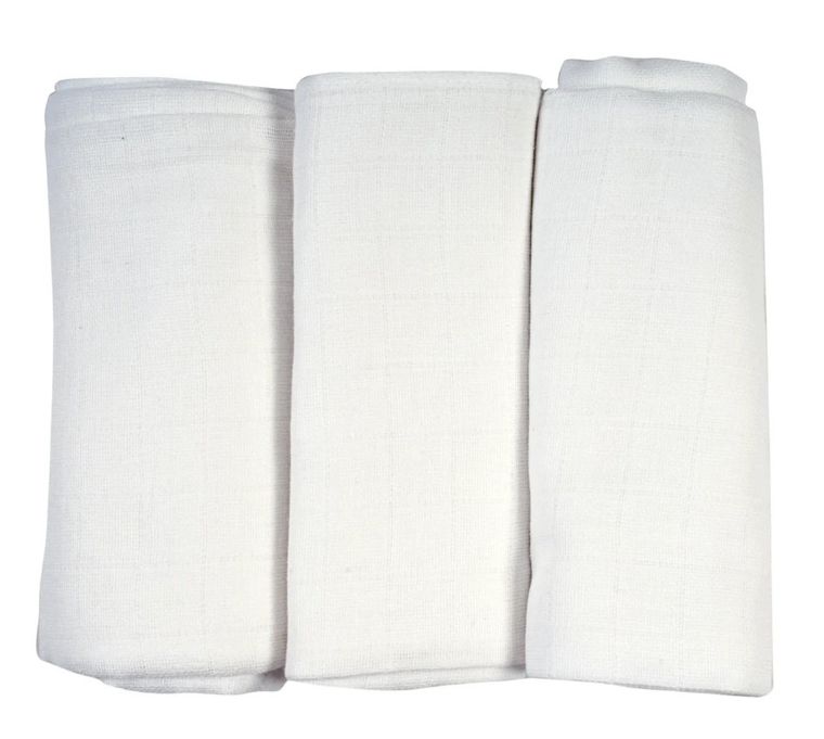 BabyMatex, pieluchy tetrowe, białe, 70-80 cm, 3 szt.