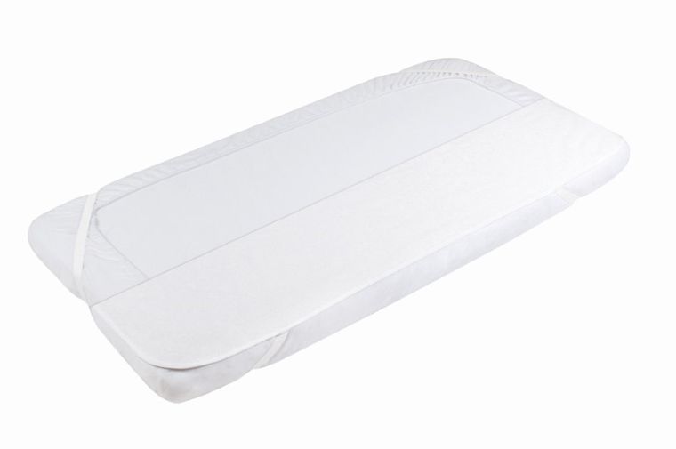 BabyMatex, podkład higieniczny, jersey, biały, 80-160 cm