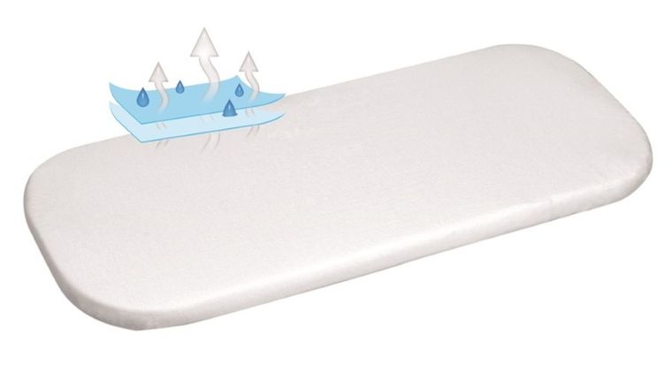 BabyMatex, podkład higieniczny, prześcieradło nieprzemakalne bamboo, białe, 90-40 cm