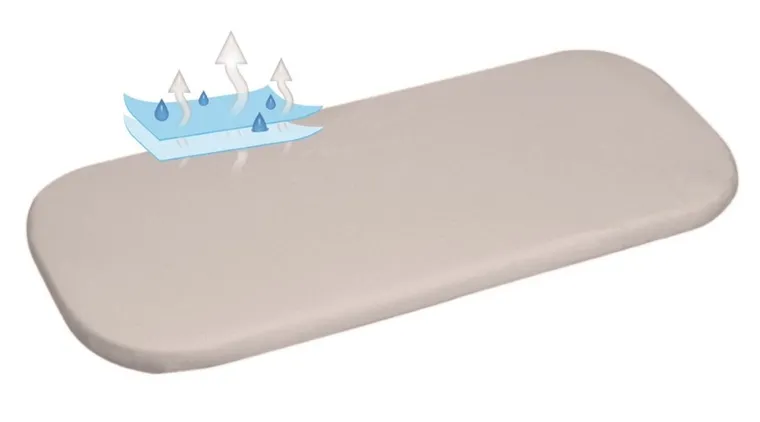 BabyMatex, podkład higieniczny, prześcieradło nieprzemakalne bamboo, szare, 90-40 cm