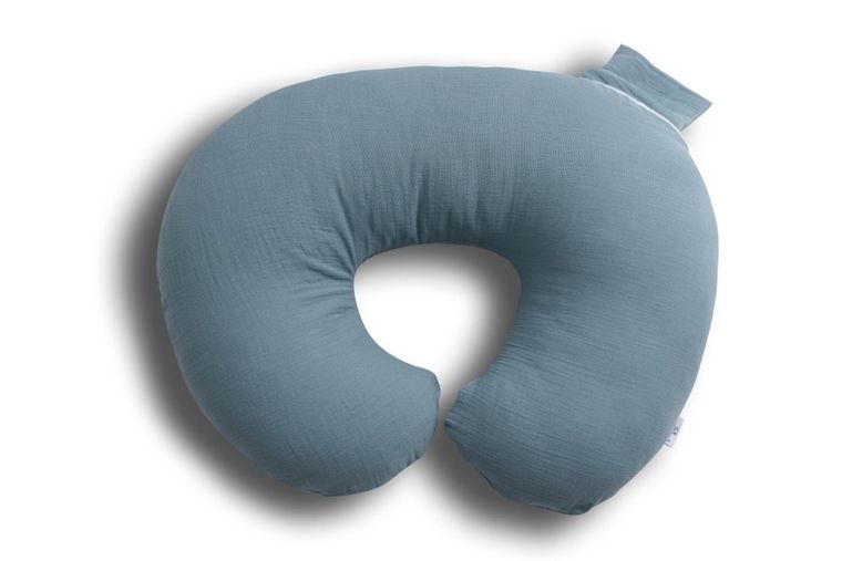 BabyMatex, poduszka do karmienia pozycjonująca, MiniRelax, niebieska, 150 cm