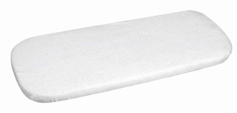 BabyMatex, prześcieradło frotte na materac do kołyski, białe, 90-40 cm
