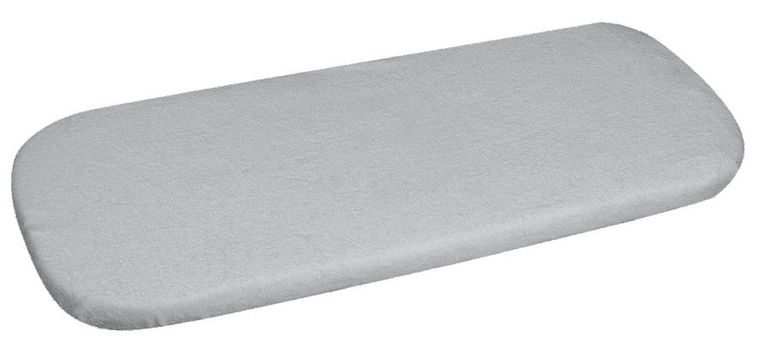 BabyMatex, prześcieradło frotte na materacyk do wózka, szare, 75-35 cm