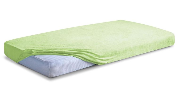BabyMatex, prześcieradło frotte z gumą, seledynowe, 60-120 cm