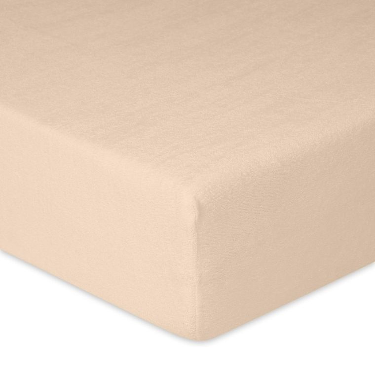 BabyMatex, prześcieradło z gumką, frotte, premium, jasnobeżowe, 60-120 cm