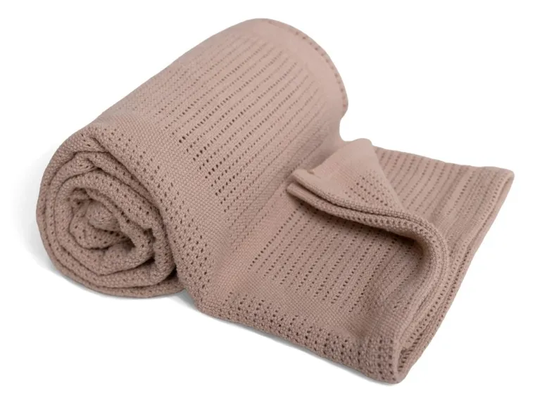 Babymatex, Sisi, kocyk bawełniany, beżowy, 75-100 cm