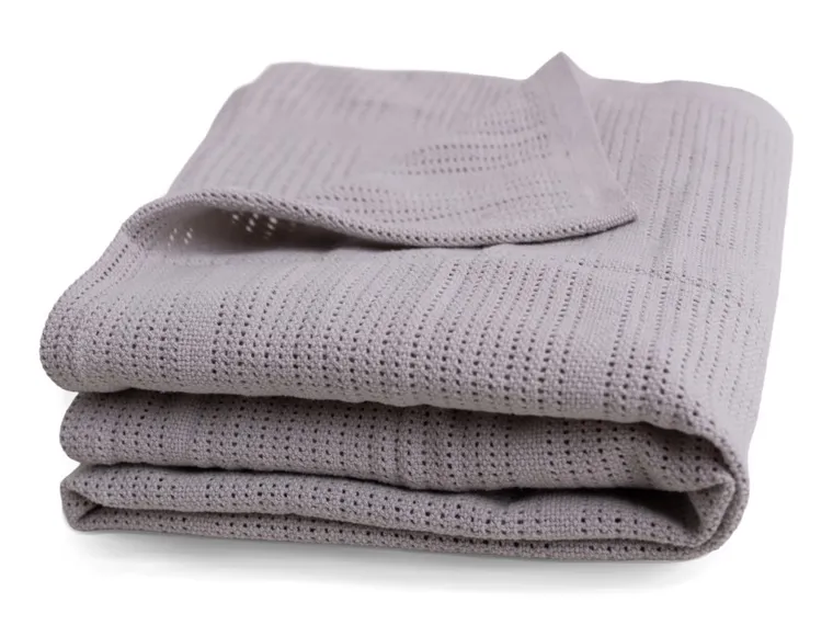 Babymatex, Sisi, kocyk bawełniany, szary, 75-100 cm