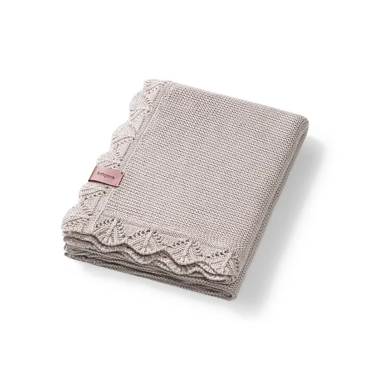 BabyOno, kocyk bambusowy, beżowy, 75-100 cm