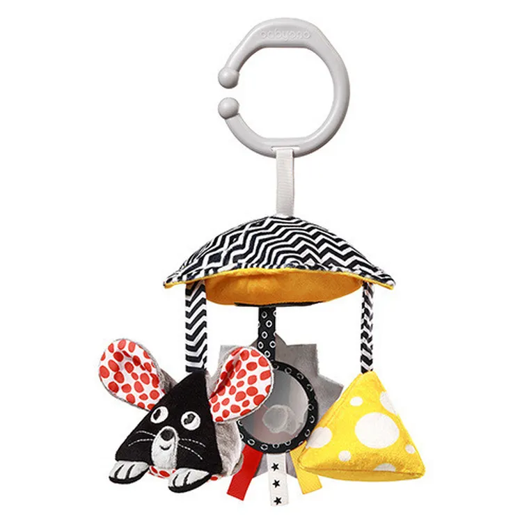 BabyOno, kontrastowa karuzela, zawieszka sensoryczna, Mouse