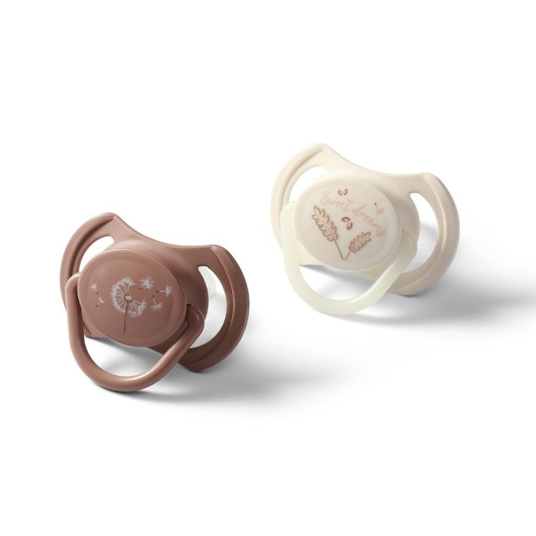 BabyOno, smoczki symetryczne, silikonowe, 18 m+