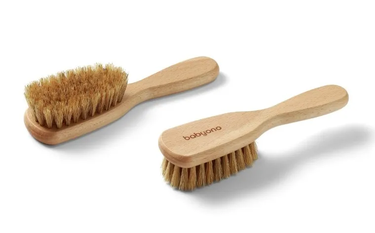 BabyOno, szczotka z naturalnego włosia, średnio miękka
