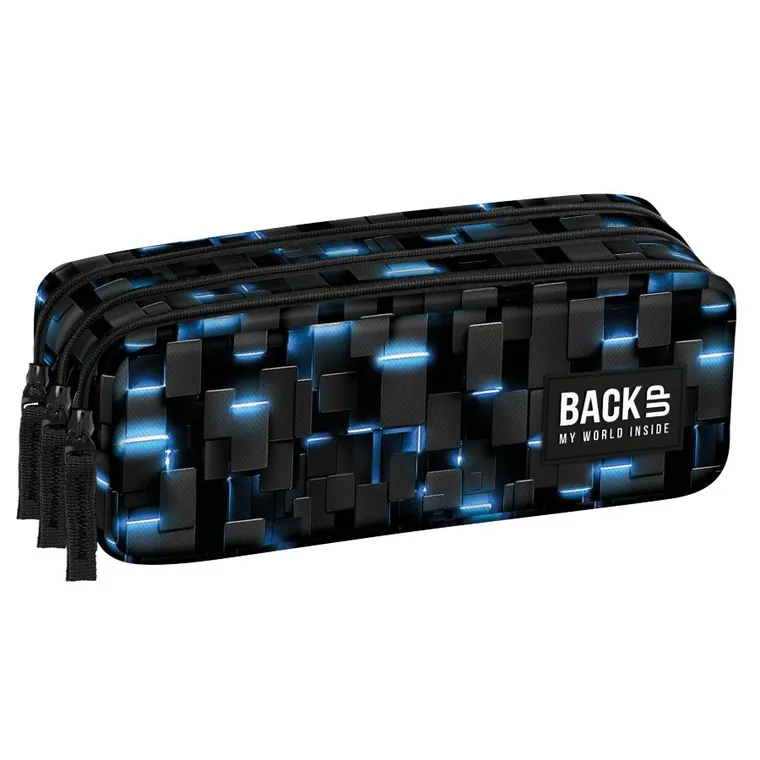 BackUp, piórnik saszetka, 3-komorowy, Bytewave