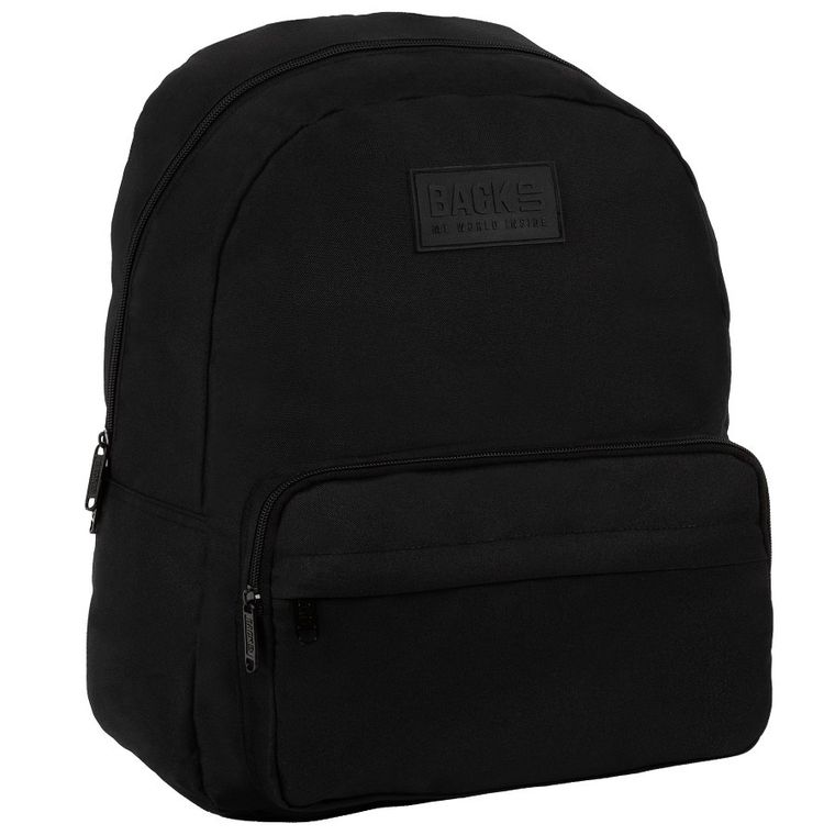 BackUp, plecak szkolny, 1-komorowy, Czarny