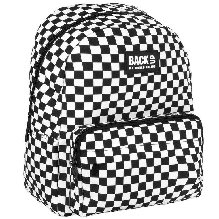 BackUp, plecak szkolny, 1-komorowy, Szachownica