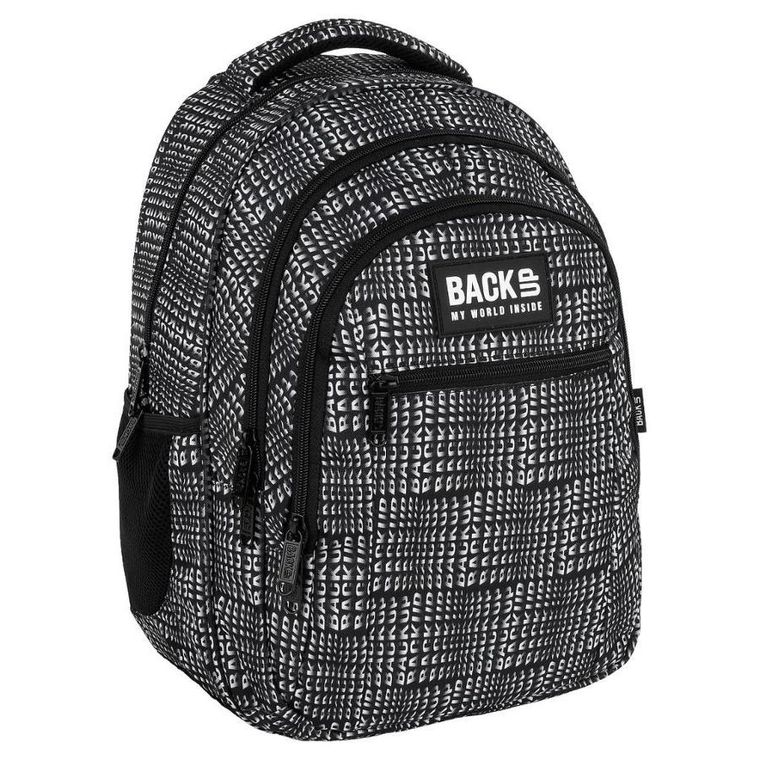 BackUp, plecak szkolny, 3-komorowy, Letters