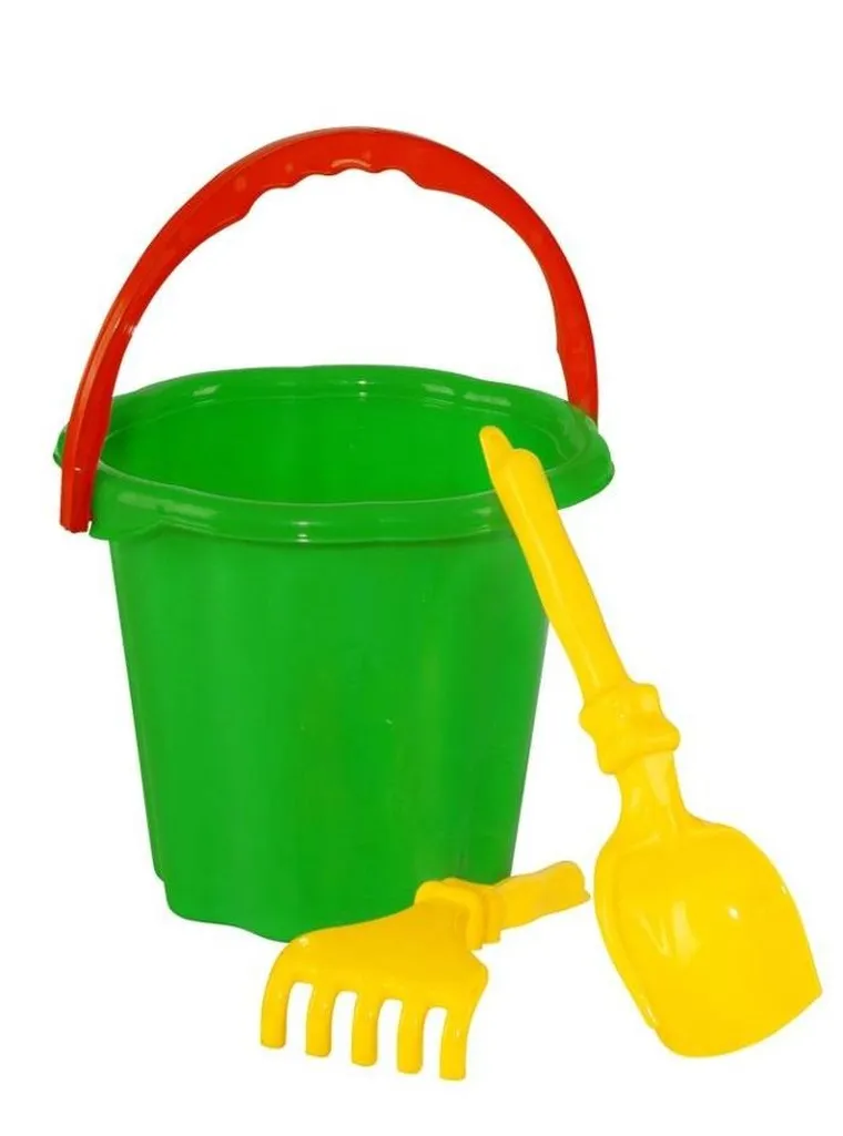 Baczek, duże wiaderko z akcesoriami do piasku