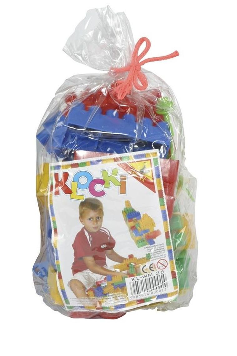 Bączek, klocki, 36 elementów