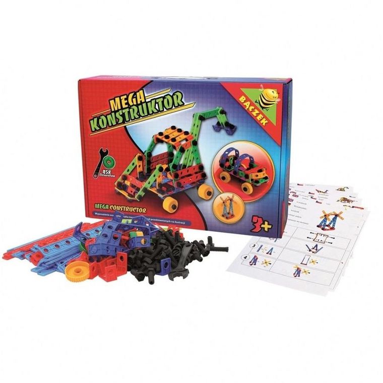 Bączek, mega konstruktor, klocki, 458 elementów