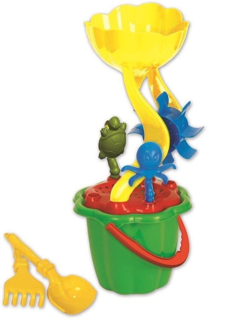 Baczek, wiaderko z akcesoriami do piasku