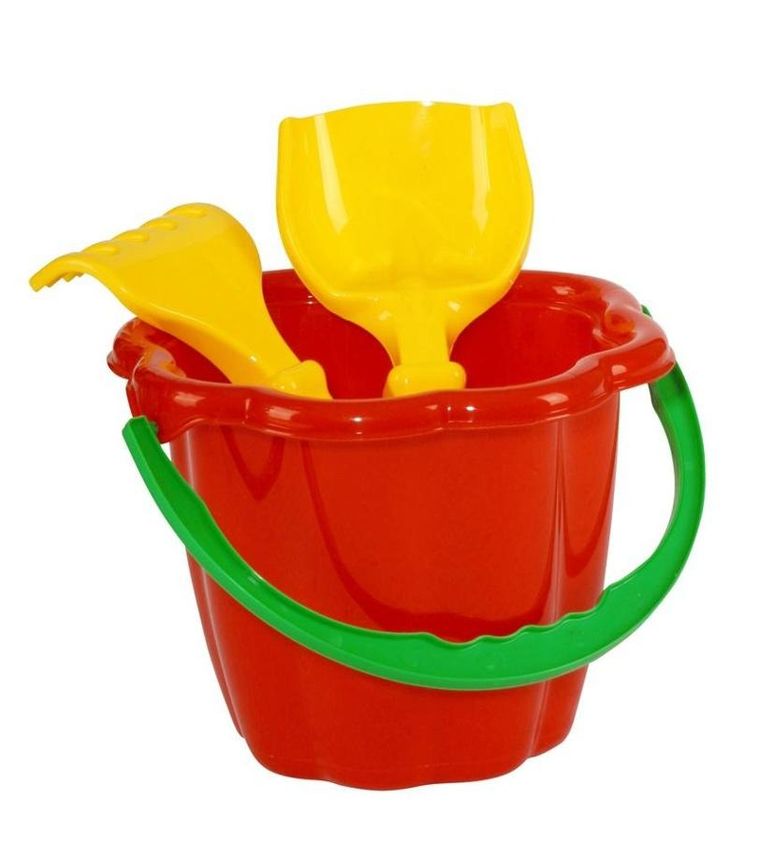 Baczek, wiaderko z akcesoriami do piasku