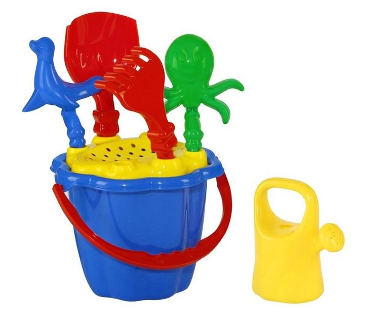 Baczek, wiaderko z akcesoriami do piasku