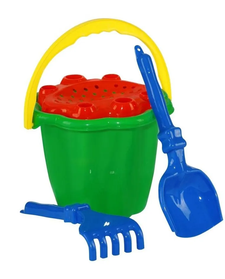 Baczek, wiaderko z akcesoriami do piasku
