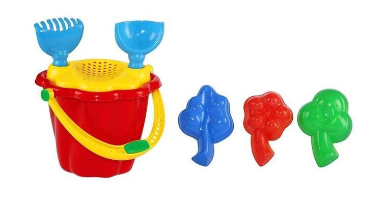 Baczek, wiaderko z akcesoriami do piasku