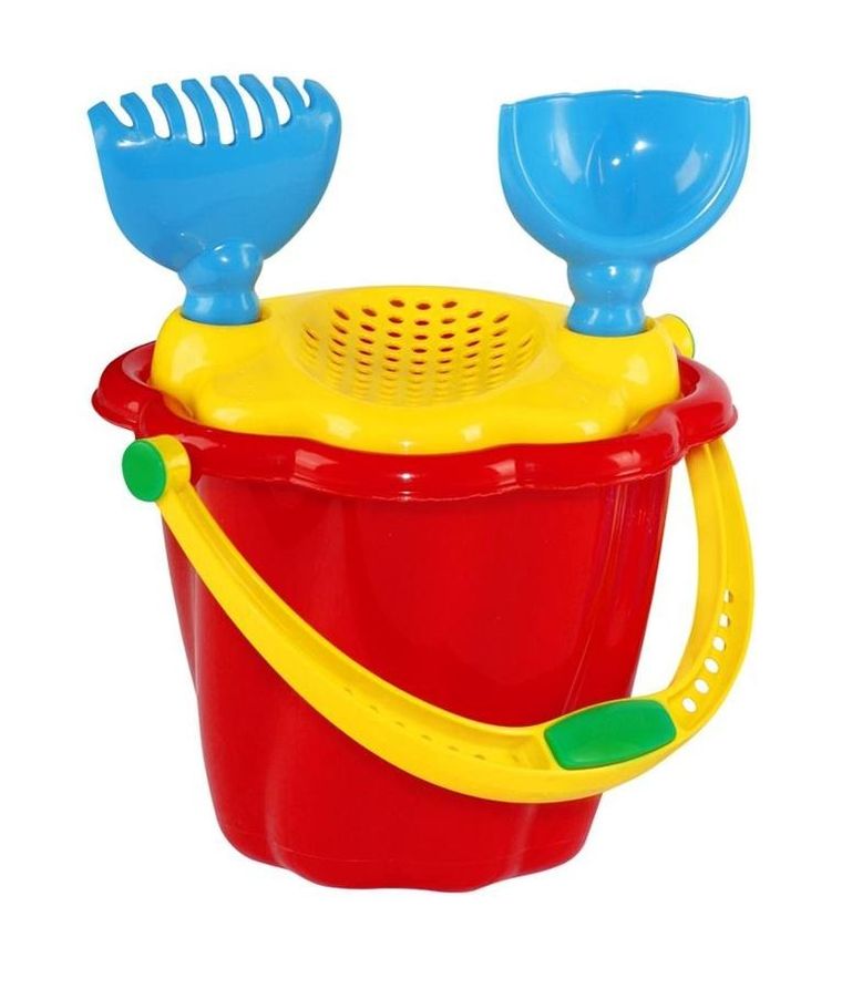 Baczek, wiaderko z akcesoriami do piasku