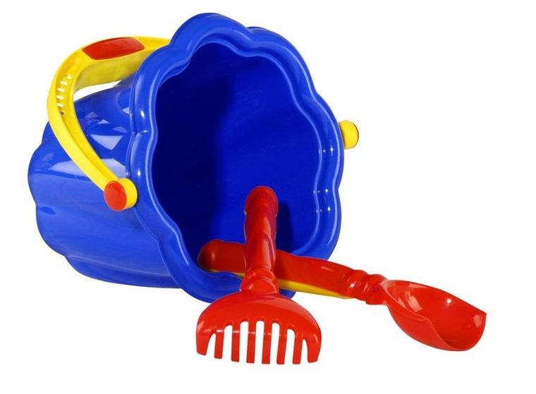 Baczek, wiaderko z akcesoriami do piasku