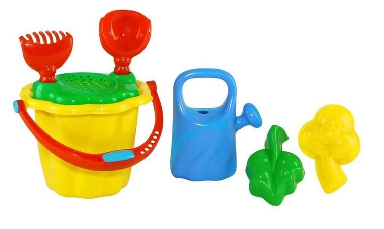 Baczek, wiaderko z akcesoriami do piasku
