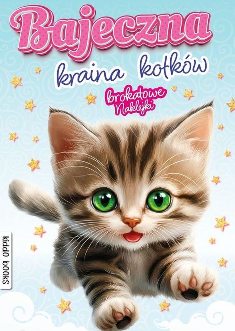 Bajeczna kraina kotków. Brokatowe naklejki