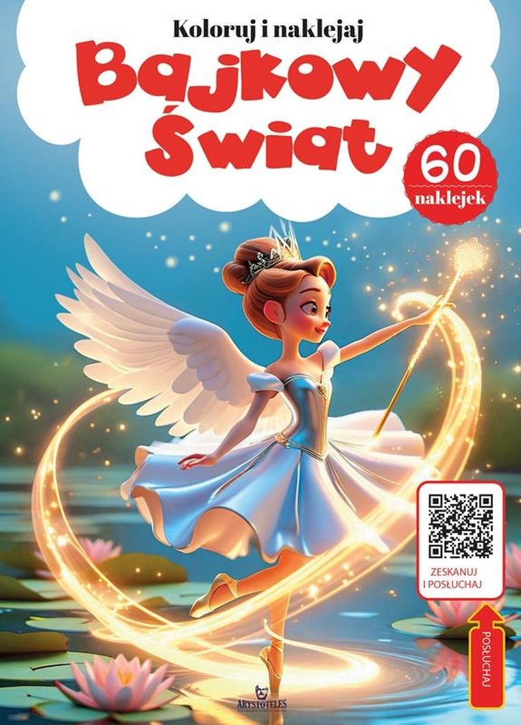 Bajkowy świat. Kolorowanka z kodem QR