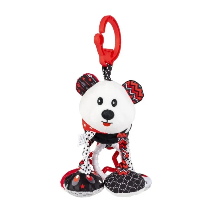 Balibazoo, Miś Jacuś, zawieszka z wibracją, kontrastowa