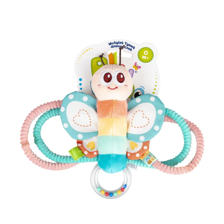 Balibazoo, Motyl Tymek z dzwoneczkiem, zabawka sensoryczna