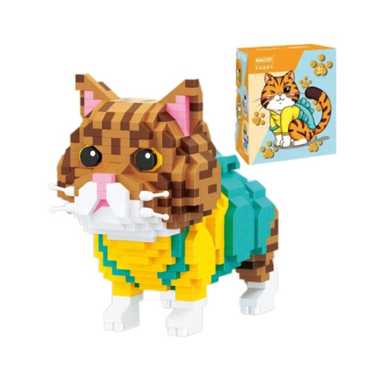 Balody, Kot elegant, klocki konstrukcyjne, 846 elementów