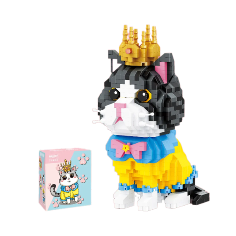 Balody, Kot z koroną, klocki konstrukcyjne, 875 elementów