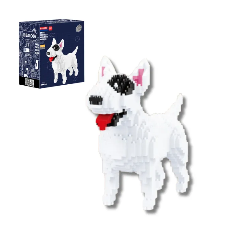 Balody, Pies Bulterier, klocki konstrukcyjne, 797 elementów