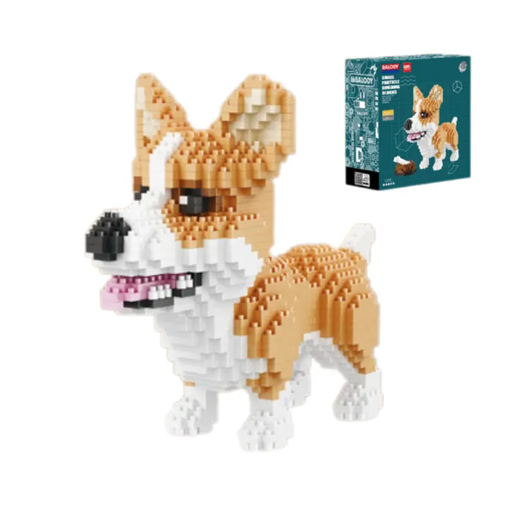 Balody, Pies Corgi, klocki konstrukcyjne, 1380 elementów