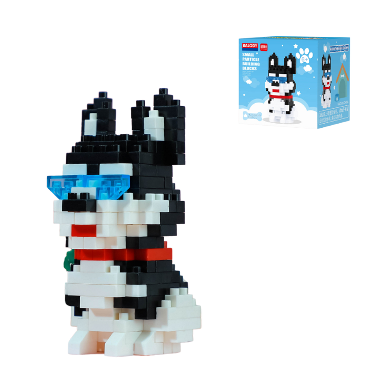 Balody, Piesek mini Husky, klocki konstrukcyjne, 188 elementów