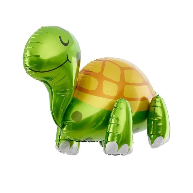 Balon foliowy 3D, żółw, 66-44 cm