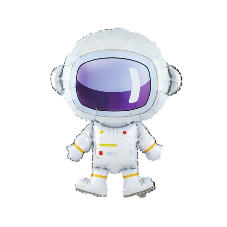 Balon foliowy, astronauta, planety, 60-84 cm