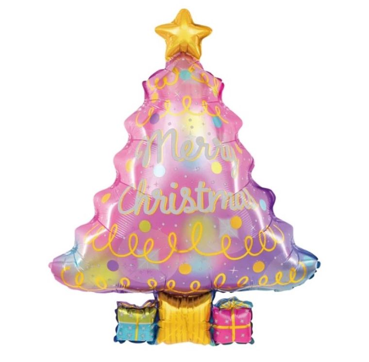 Balon foliowy, choinka, 58-83 cm