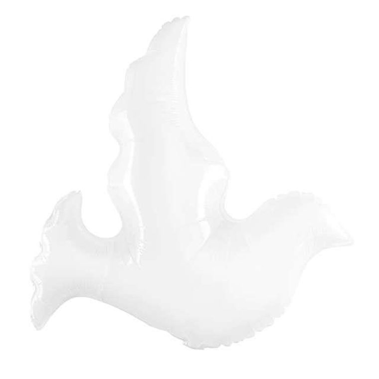 Balon foliowy, gołąb, Komunia, Chrzest Święty, biały, 45 cm