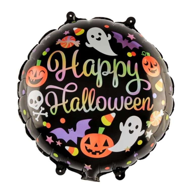 Balon foliowy, Happy Halloween, 45 cm