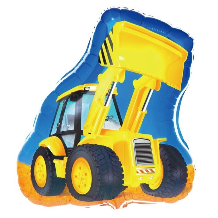 Balon foliowy, koparka, 55-65 cm