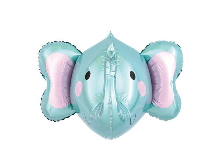 Balon foliowy, słoń trójwymiarowy, 59-51 cm