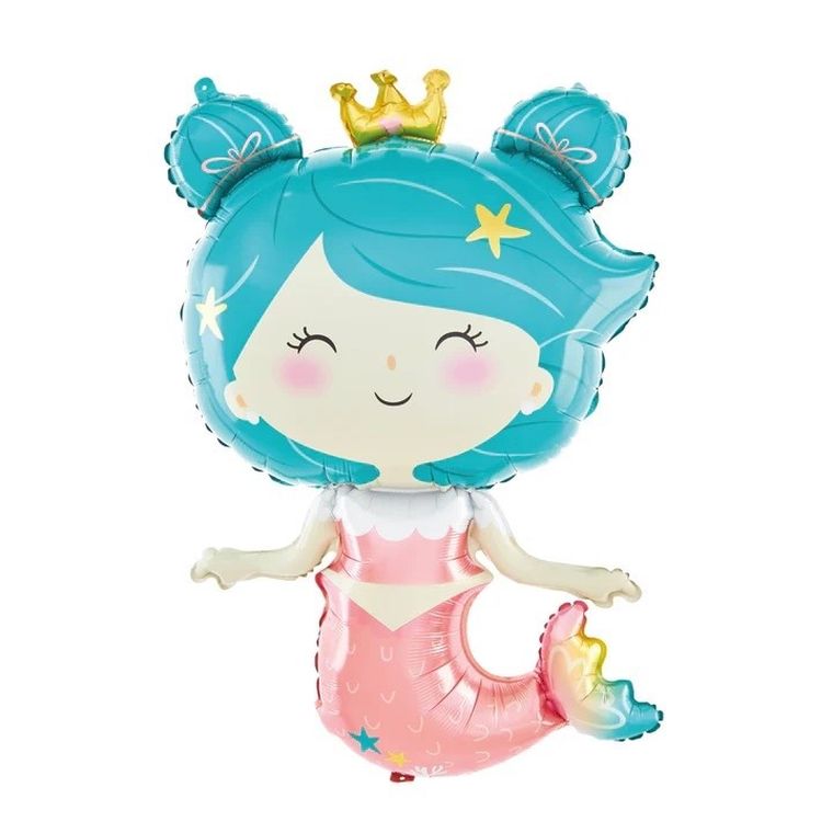 Balon foliowy, syrenka, 58-98 cm