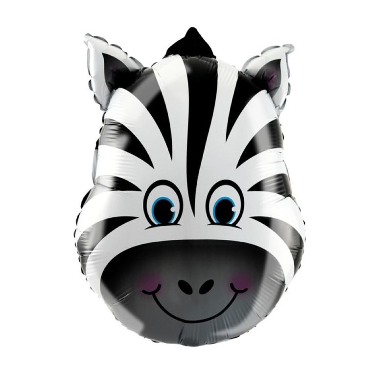 Balon foliowy, zebra, 44-64 cm